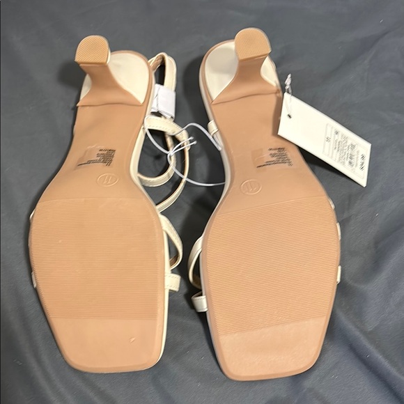 Beige Strappy Sandals - Picture 6 of 7